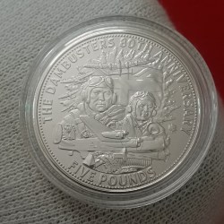 Alternative view of Charles III Bailiwick of Jersey 5 Pounds 80 th Anniversary The Dambusters 2023 Year Proof Coin Issue Pitcarin Islands