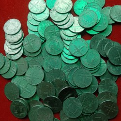 One Rs Scare Cross Coin 2005 Year Mix Mints 50 Pcs Given Good Condition Coins