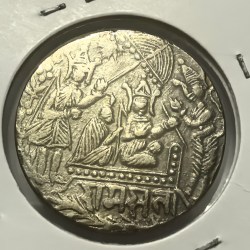 Alternative view of Ram Darbar Token Copper High Grade Unc Rare