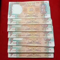 Ten Rs Rare Shalimar Unserial Notes Bundle 100 Pcs Given Governor C Rangarajan Unc Condition