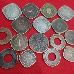 BRITISH COIN LOT OF 16 COINS
