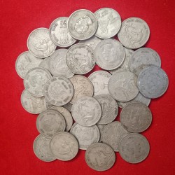 50 Paise Commorative Scare Coins 35 Pcs Given Republic of India