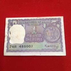 One Rs Big Coin Rare Bundle Finance Minister Manmohan Singh 1978 Year 488001