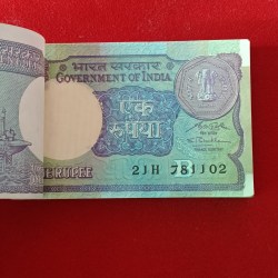Alternative view of One Rs Old Small Coin Ex Rare Bundle Finance Minister SP SHUKLA 1991 Year 781101