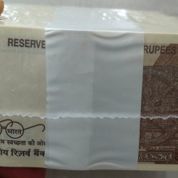 Alternative view of 786001 Series rim 2025 new governor RBI Sanjay Malhotra including 786786 note full pack rim 1000 note