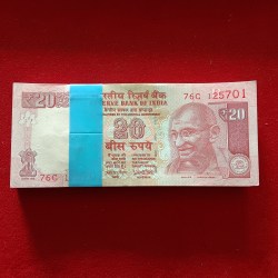 20 Rs Old Bundle Governor Urjit Patel 2016 Year Ending 786 Full Bundle 125701
