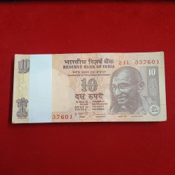Ten Rs Old Bundle Reverse 786 Governor D.Subaraw 2010 Year Gem Unc Condition 337601