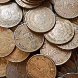 Republic India Denominaton 1 ₹ Backside 15 year of I.C.D.S 1990 Matel copper nickel 100 piece given Same and similar set are available