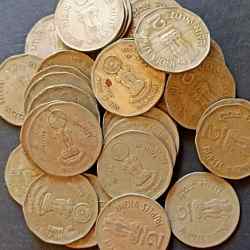 Republic India Denominaton 1 ₹ Backside supreme court of India Matel copper nickel 25 piece given Same and similar set are available