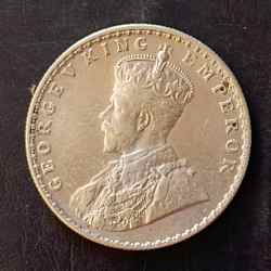 Silver British India King and emperor George v Denominaton 1 ₹ Excellent condition Same and similar piece available