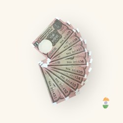 Re 1 India Banknote 001431 to 001439 Gem Unc Unique and Rare 9 Note set Telescope Issue