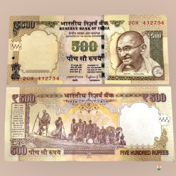 Rs 500 India Banknote Small font Issue Withdrawn Top Collectible Item Unique and Rare