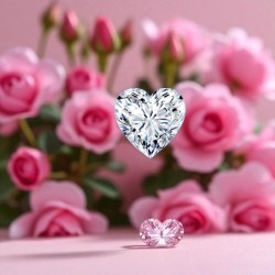 70ct Top Color Heart Diamond Rare and Antique Eco Friendly Treasure Top Quality Unique and Rare