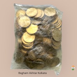 Rs 5 Birth Centenary of Begham Akhtar 100 Coin Pouch Unique and Rare Kolkata Mint Rare