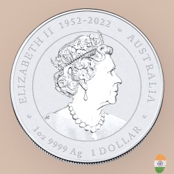 Alternative view of 2024 Australian 1 oz Silver Lunar Dragon Coin Ultra Unique and Rare Very Limited Mintage