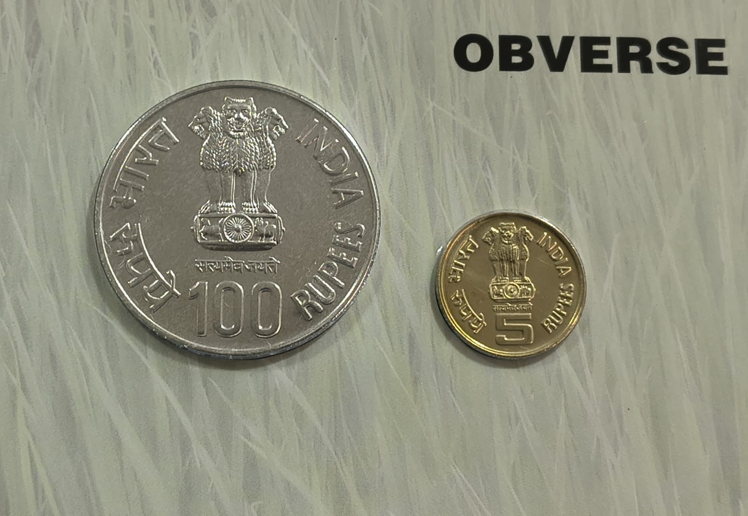 C.SUBRAMANIAM BIRTH CENTENARY -2010 RARE 2 COINS (UNC SET) MUMBAI MINT - Image 3