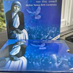 MOTHER TERESA BIRTH CENTENARY 1910-2010 RARE 2 COINS ( UNC SET ) KOLKATA MINT