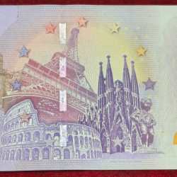 Alternative view of fédérale d' Reproduction - 0 euro England - FIFA World Cup Qatar 2022 GEM UNC Legal Tender Country Issue