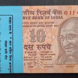 10 RUPEES 2013 STAR⭐ 01F GOVERNOR D.SUBBARAO RARE 100 NOTES SERIAL PACKET