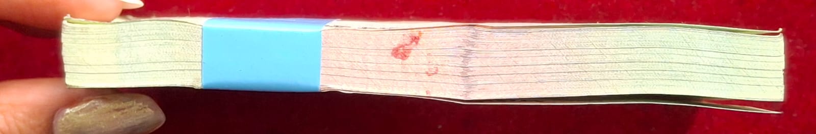 5 RUPEES GANDHI GOVERNOR Y.B.REDDY RARE SERIAL PACKET WITH FANCY NUMBER ENDING 786 - Image 4