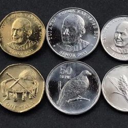 Samoa, 2011, 5 coin set, UNC Condition.