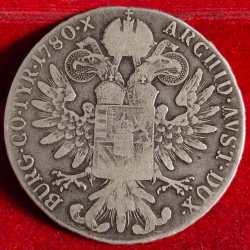 Alternative view of Austrian Empire 1 Thaler - Maria Theresia Posthumous 1780 Silver Weight 28.0668 g Extermaly rare coin #A-448