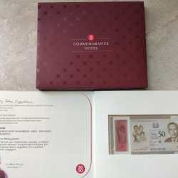 Alternative view of Singapur 50$ + 10$ ( 5 different variety) commemorative Polymer notes Together 50 years of Nation Building