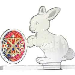 2018 – Happy Easter Proof Silver Coin 500 Francs Cameroon beautiful set