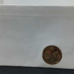 Alternative view of ENGLAND 5 POUNDS 1997 - GOLDEN WEDDING ANNIVERSARY COIN FIRST DAY COVER ROYAL MINT ISSUE RARE