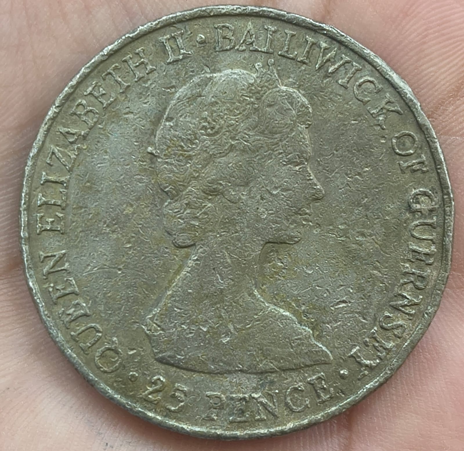 25 Pence - 1900 Elizabeth II Queen RARE COIN # A-475 - Image 2