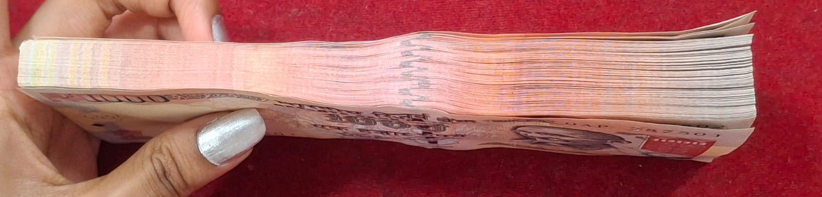 1000 RUPEES GOVERNOR D.SUBBARAO L INSERT 2012 RARE ( 100 NOTE ) RARE SERIAL PACKET (Copy) - Image 4