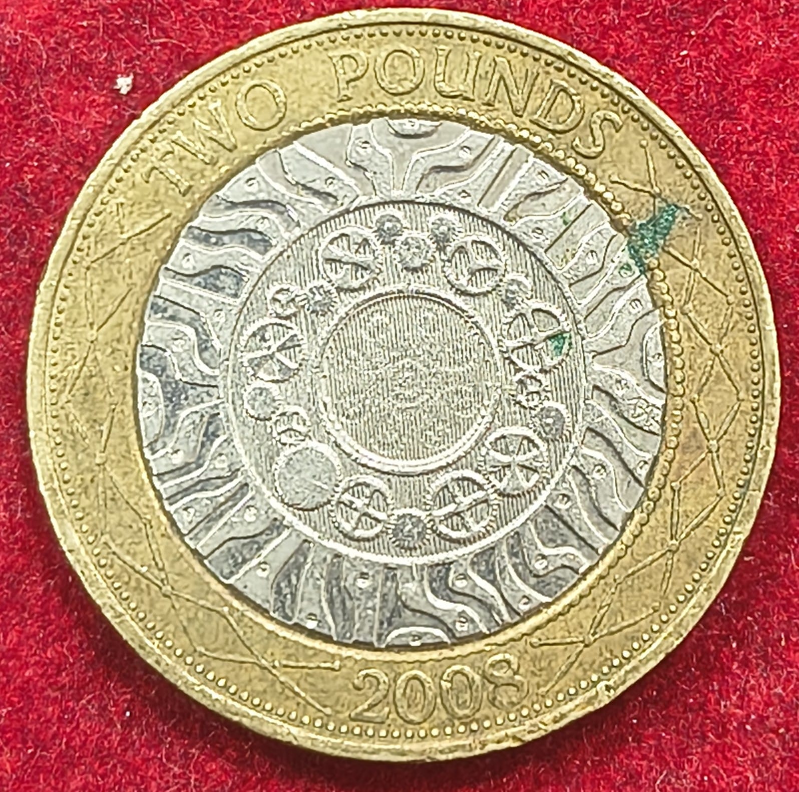 United Kingdom 2 Pounds 2008 - Elizabeth II Technology RARE COIN # A-490