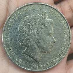 BAILIWICK OF GUERNSFY 2019 FIVE POUNDS RARE COIN # A- 497