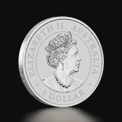 Alternative view of 1 oz Australian Kookaburra 2023 Silver Coin Ultra Unique and Rare Very Limited Mintage