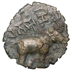 Potin Coin of Satakarni(1st Cen.BC) of Satavahana Dynasty Elephant Type Banavasi Region