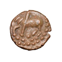 Copper Kakani of Ganapati Naga(c. 3rd Cen. AD) of Nagas Dynasty from Padmavati Bull Type