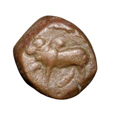 Copper Kakani of Ganapati Naga(c. 3rd Cen. AD) of Nagas Dynasty from Padmavati Bull Type