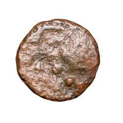 Copper Coin of Ramagupta (AD 375-376) of Gupta Dynasty - Garuda Facing Type Rare