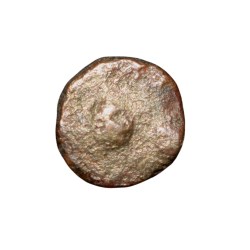 Alternative view of Copper Coin of Ramagupta (AD 375-376) of Gupta Dynasty - Garuda Facing Type Rare