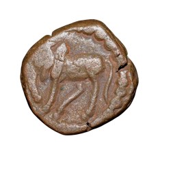 Copper Kakani of Ganapati Naga(c. 3rd Cen. AD) of Nagas Dynasty from Padmavati Bull Type