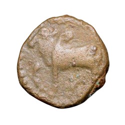 Copper Kakani of Ganapati Naga(c. 3rd Cen. AD) of Nagas Dynasty from Padmavati Bull Type