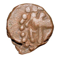Copper Kakani of Ganapati Naga(c. 3rd Cen. AD) of Nagas Dynasty from Padmavati Bull Type