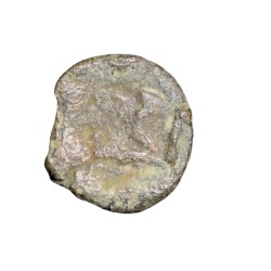 Alternative view of Copper Coin of Ramagupta (AD 375-376) of Gupta Dynasty - Garuda Facing Type Rare