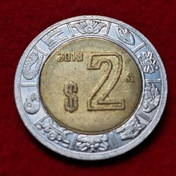 MEXICO 2 PESOS COIN