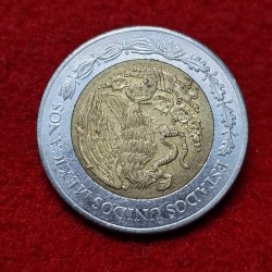 Alternative view of MEXICO 2 PESOS COIN