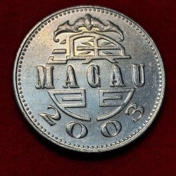 MACAU 1 PATACA COIN UNC CONDITION COIN
