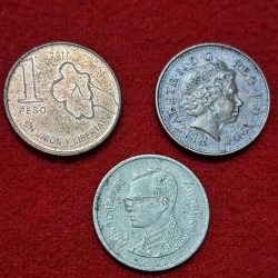 Foreign 3 coins