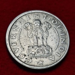 Alternative view of ONE RUPEE 1950 COIN