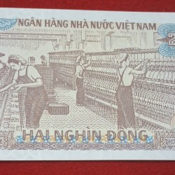Alternative view of RARE 2000 DONG VIETNAM ENDING 786 GEM UNC CONDITION