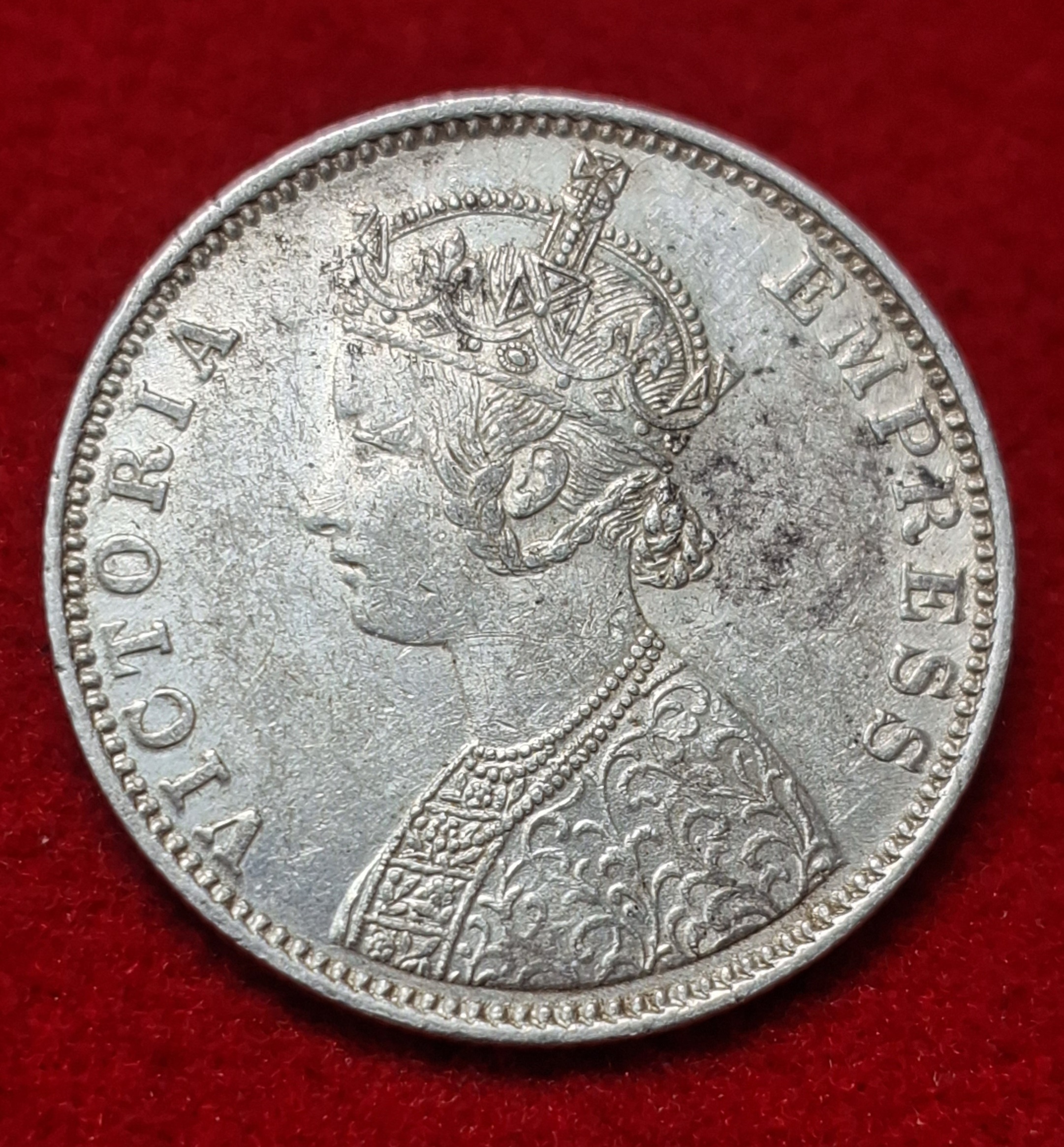 RARE 1 RUPEE 1901 VICTORIA EMPRESS - Image 2